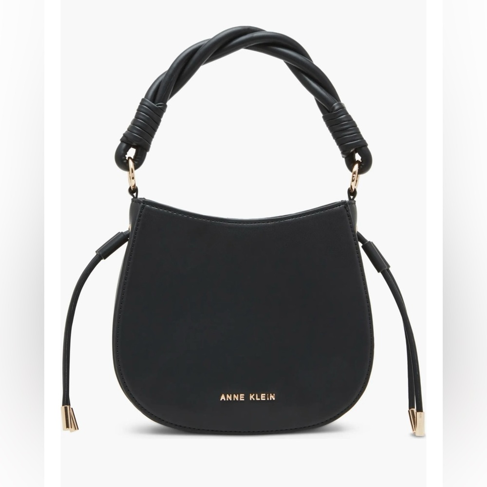 Women’s Anne Klein Logo Detail Twisted Strap Handheld Bag